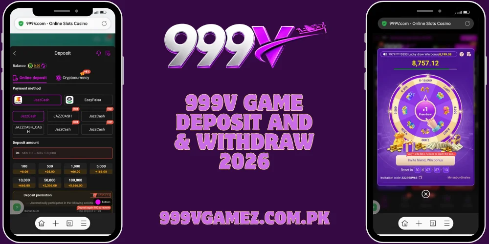 999V Game Deposit And Withdraw