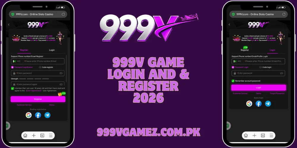 999V Game Login And Register